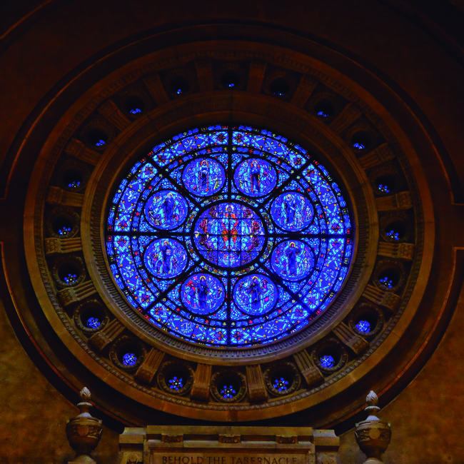 Restoration of the north and south Rose windows