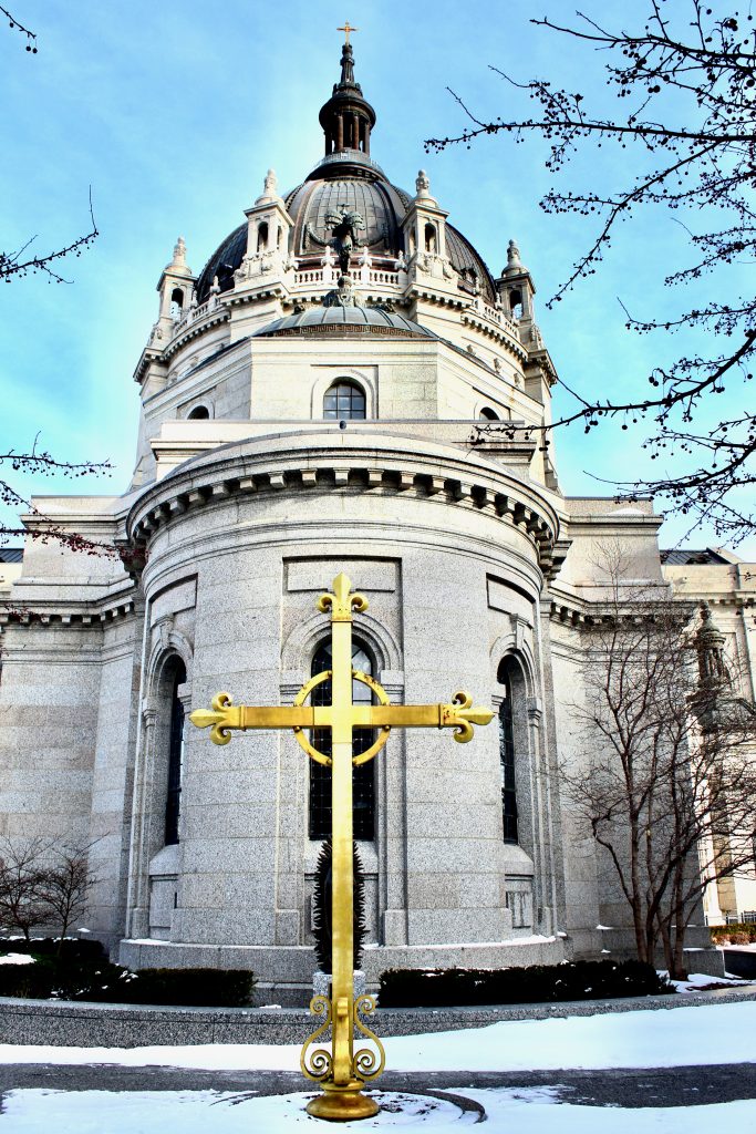 View from behind the Cathedral in the courtyard. Photo credit: Trisha Stachowski